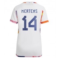 Belgia Dries Mertens #14 Bortedrakt Dame VM 2022 Kortermet